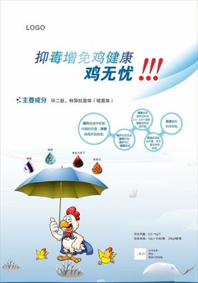 鸡无忧畜禽海报