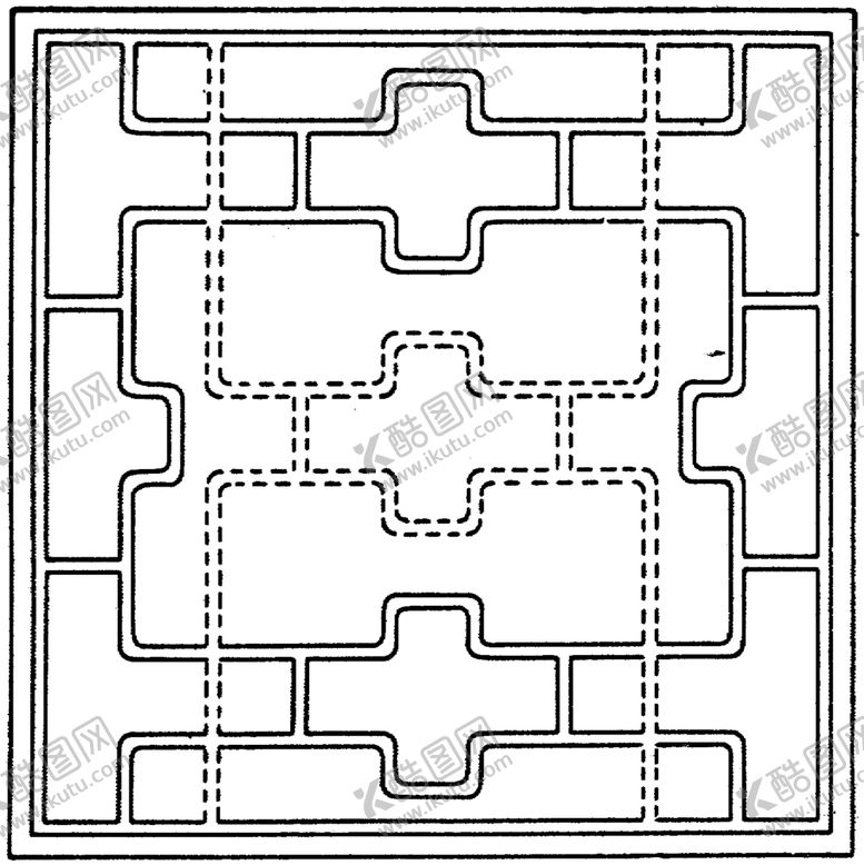 编号：24571410301415233143【酷图网】源文件下载-镂空花图案