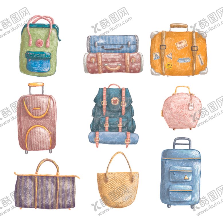 编号：97026610131025295304【酷图网】源文件下载-旅行箱