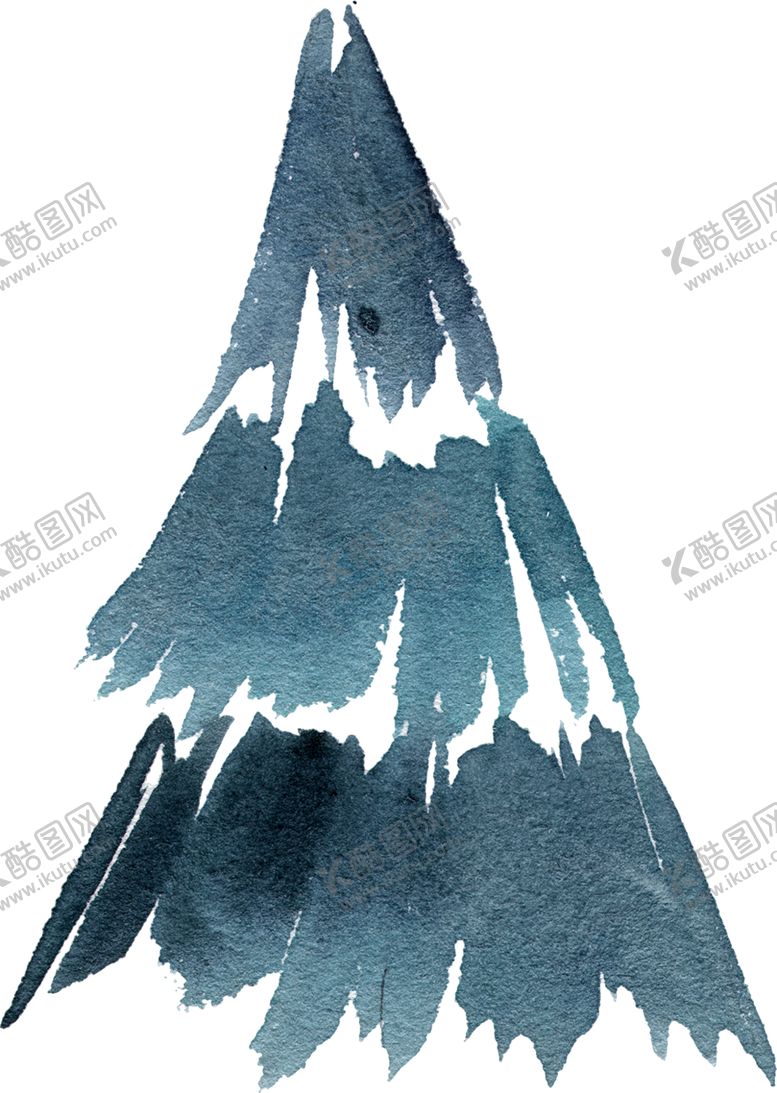 编号：38262001130111243132【酷图网】源文件下载-圣诞节水彩 