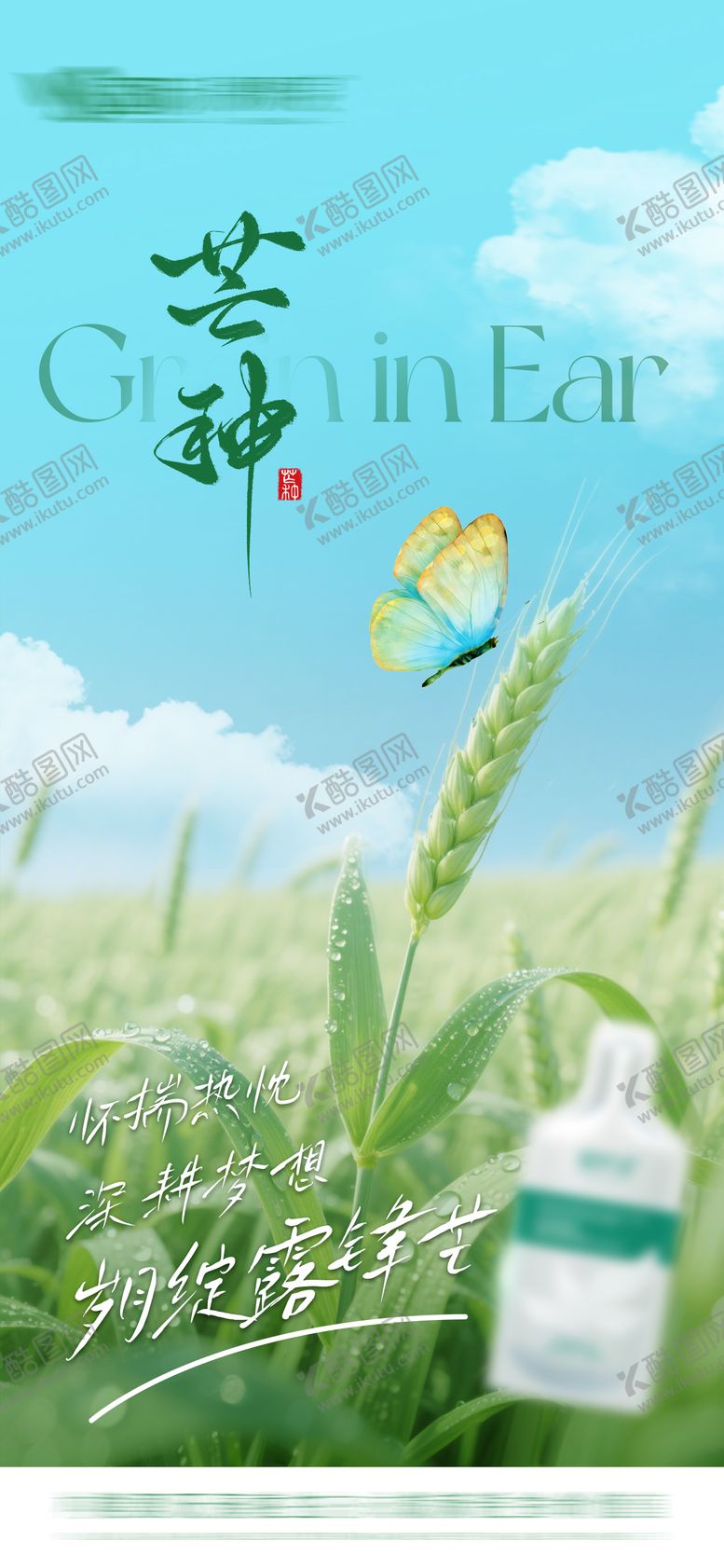 编号：55392506151643201976【酷图网】源文件下载-芒种节气护肝产品海报