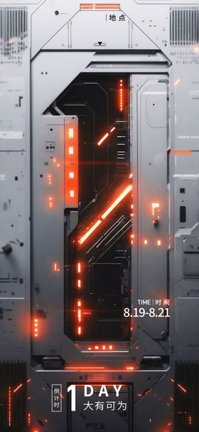 汽车倒计时海报模板倒计时1