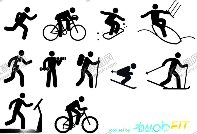 编号：21084009141659309773【酷图网】源文件下载-运动项目图标