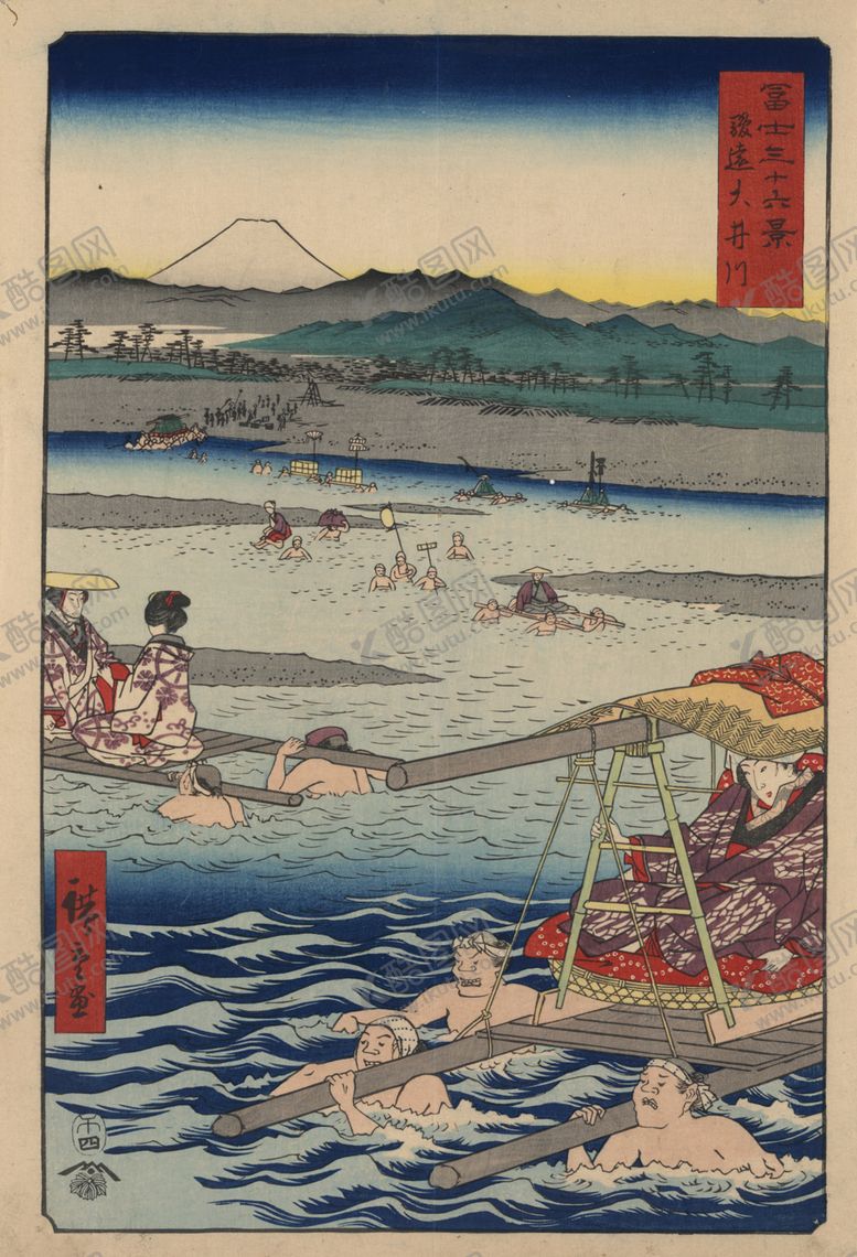 编号：99485805080559105631【酷图网】源文件下载-日本风景浮世绘