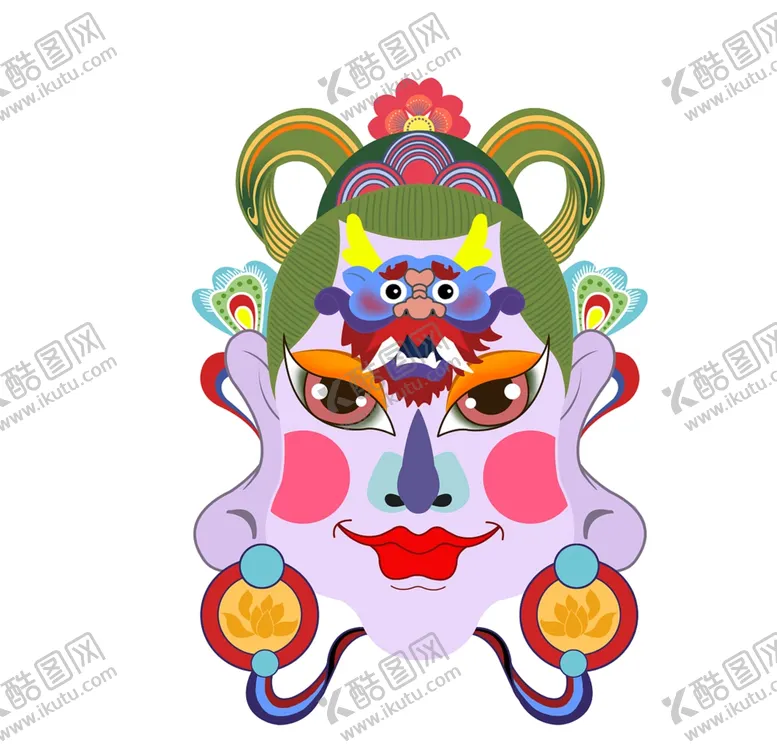 编号：56416807020108067250【酷图网】源文件下载-中国风少数民族装饰画合层