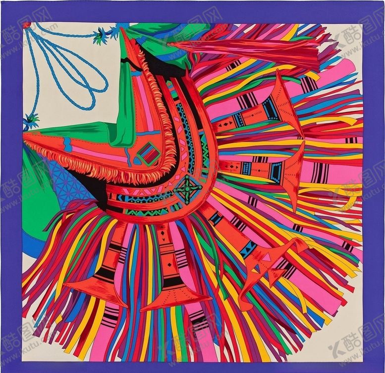 编号：27487009251810112564【酷图网】源文件下载-丝巾图案