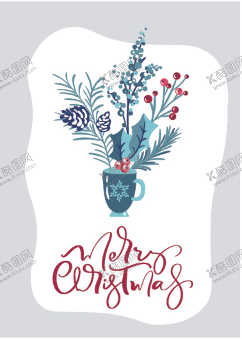 编号：70661909302057144964【酷图网】源文件下载-小清新圣诞节创意海报