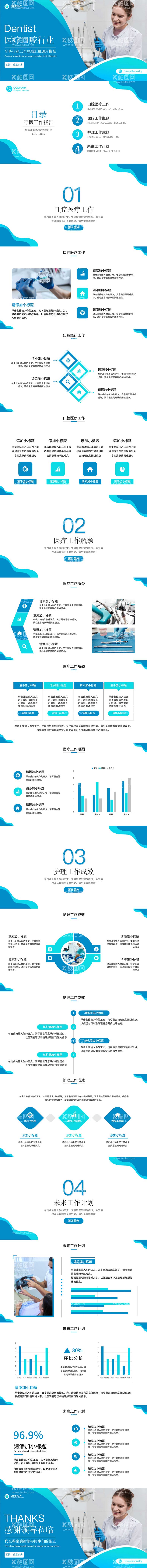 编号：50300612021458099899【酷图网】源文件下载-口腔医疗牙科行业工作总结汇报PPT