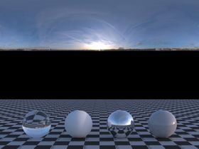 C4D天空贴图HDR贴图
