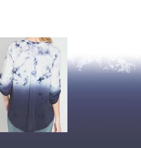 水墨服装设计渐变款