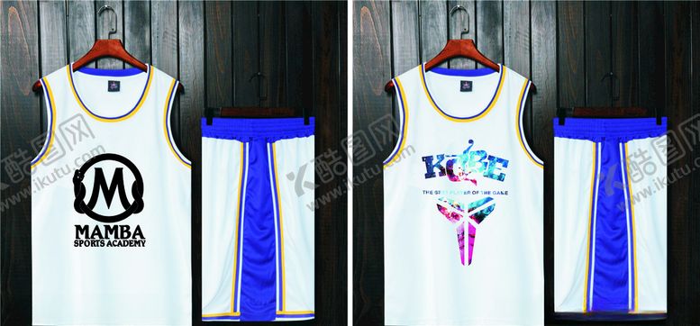 编号：79573009291344407818【酷图网】源文件下载-黑曼巴科比篮球服高清图案