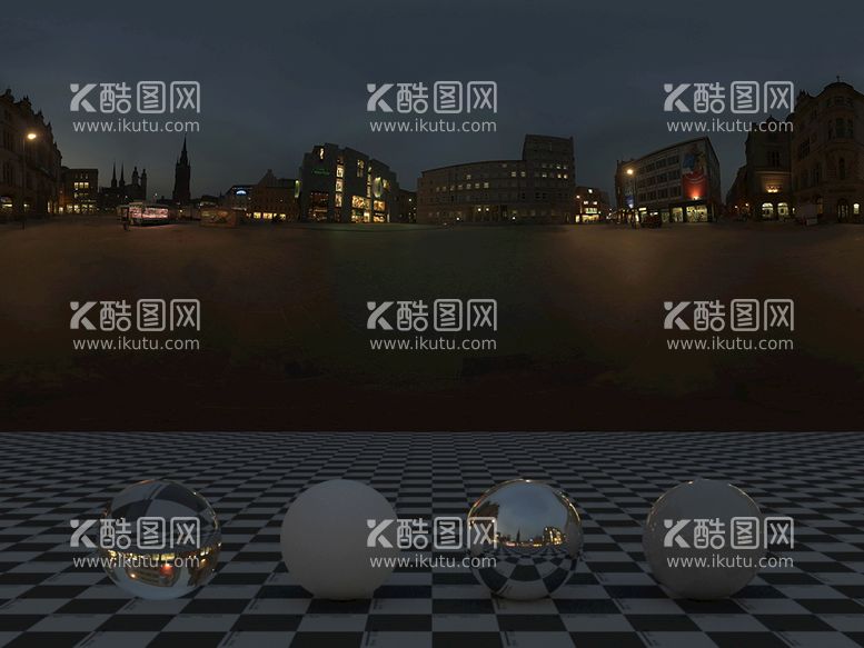 编号：32776412070356529313【酷图网】源文件下载-C4D城市街道贴图HDR贴图