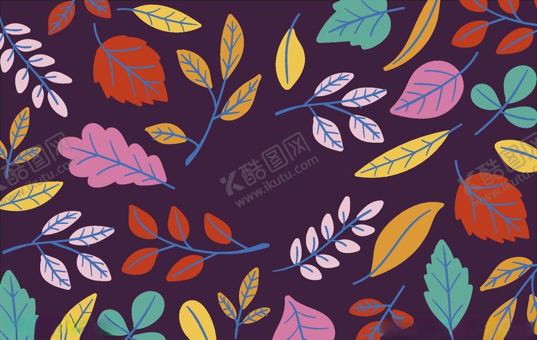 编号：17528309292257494239【酷图网】源文件下载-叶子背景