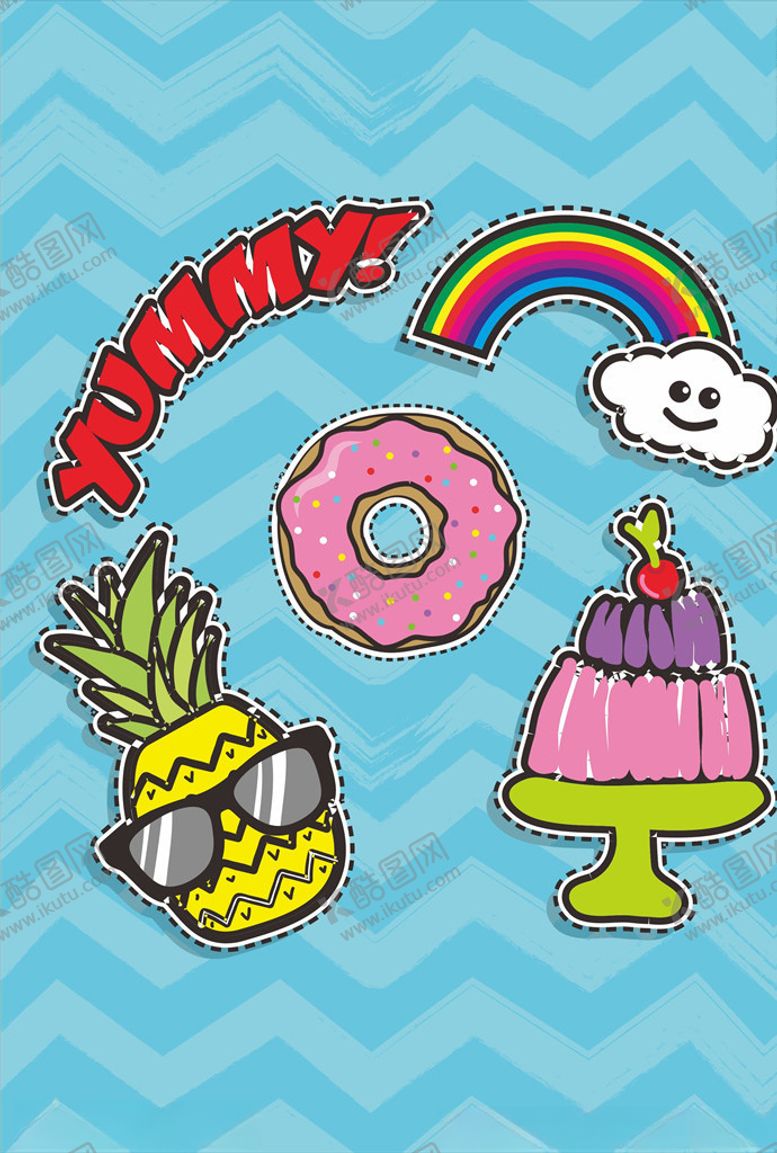 编号：47420409270742277405【酷图网】源文件下载-小清新涂鸦卡通插画