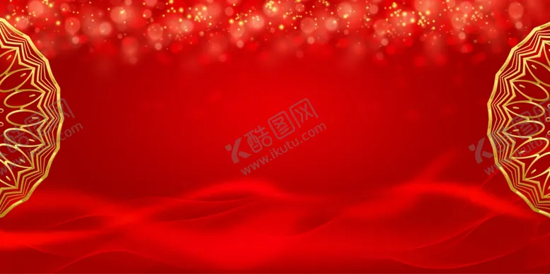 编号：16041905191003094659【酷图网】源文件下载-红色喜庆年会海报背景素材