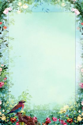 海报背景绿色PSD春季促销绿色展板