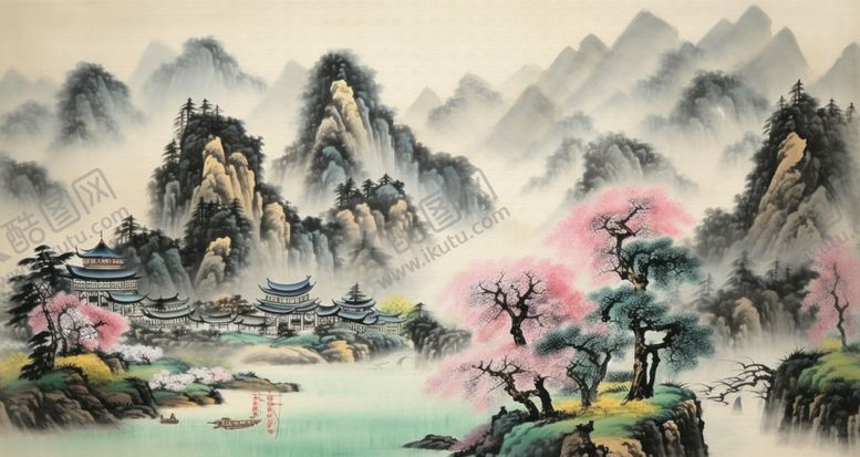 编号：99177112230058403217【酷图网】源文件下载-早春山水