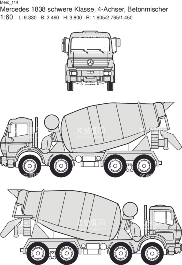 编号：52768003171704227277【酷图网】源文件下载-梅赛德斯工程车