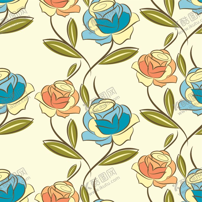 编号：52344211012126106352【酷图网】源文件下载-无缝印花