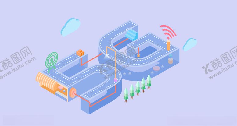 编号：21407006170142229970【酷图网】源文件下载-原创5G字母场景