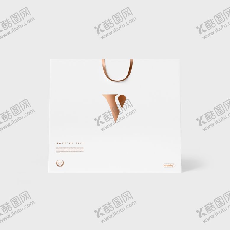 编号：47903104292105587232【酷图网】源文件下载-简约白色手提袋设计展示