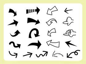 多样箭头图标集合