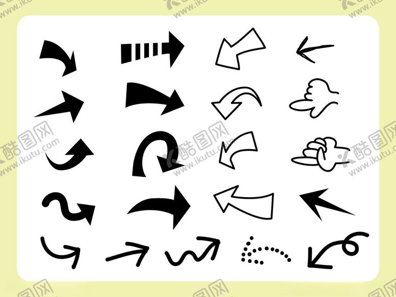 编号：70578311211527599132【酷图网】源文件下载-多样箭头图标集合