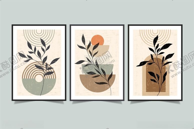 编号：72415611020811598704【酷图网】源文件下载-抽象装饰画