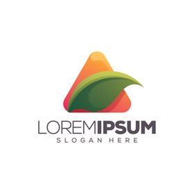 叶子图标商设计logo设计企业LOGO卡通