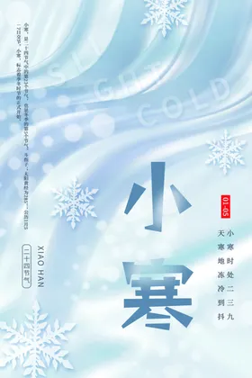 小寒海报