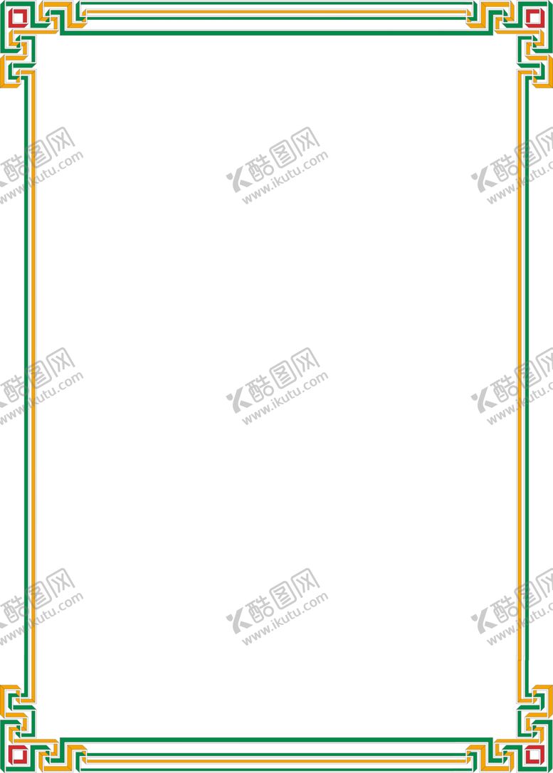 编号：98660104271553056830【酷图网】源文件下载-简约花纹边框
