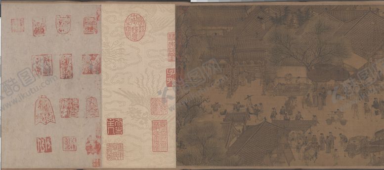 编号：60284909150153567982【酷图网】源文件下载-  清明上河图张择端巨幅山水画