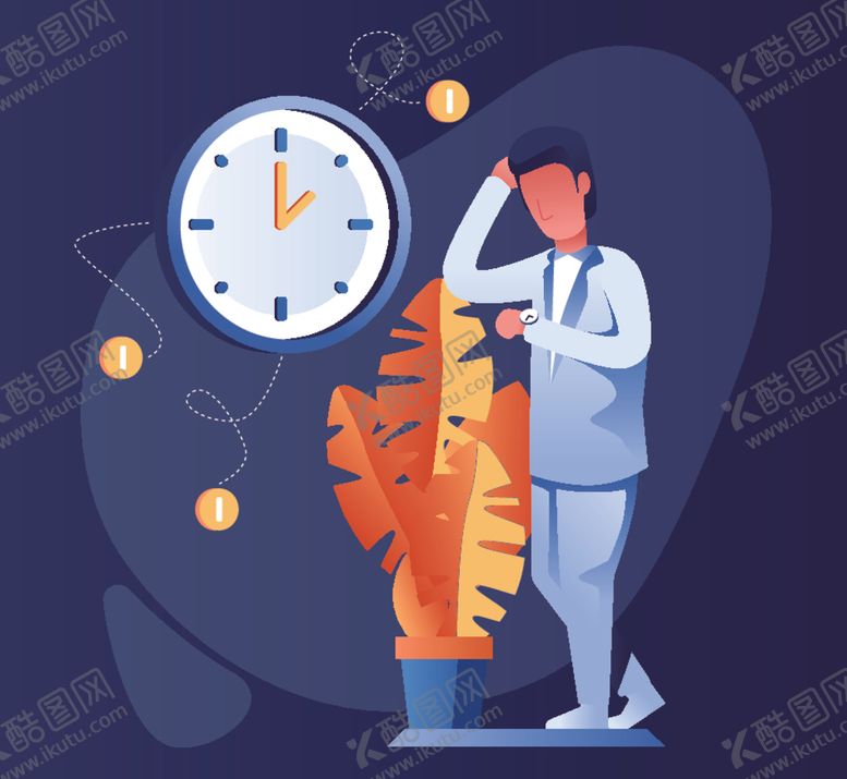 编号：91939205060705284260【酷图网】源文件下载-扁平化办公生活插画