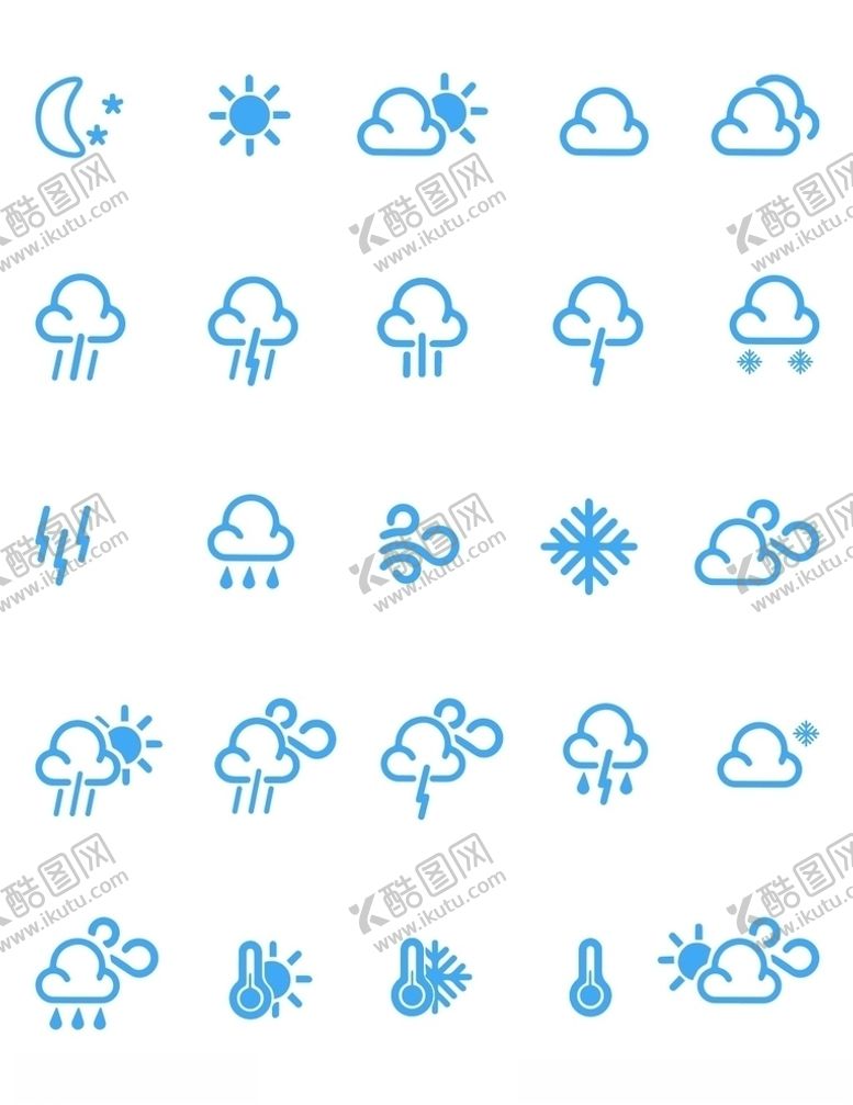 编号：76785209200155505675【酷图网】源文件下载-天气icon