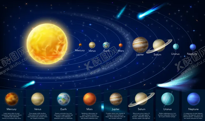 编号：58670312220101539544【酷图网】源文件下载-宇宙太空卡通星球