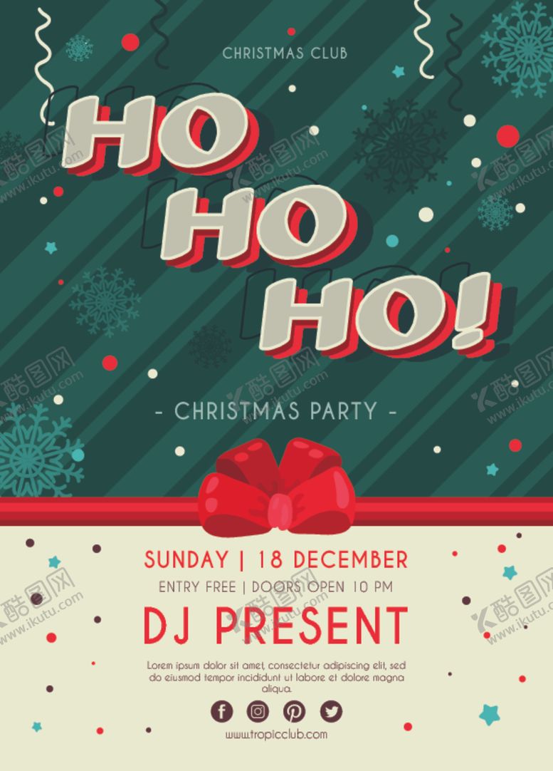 编号：84863109210701323713【酷图网】源文件下载-圣诞海报