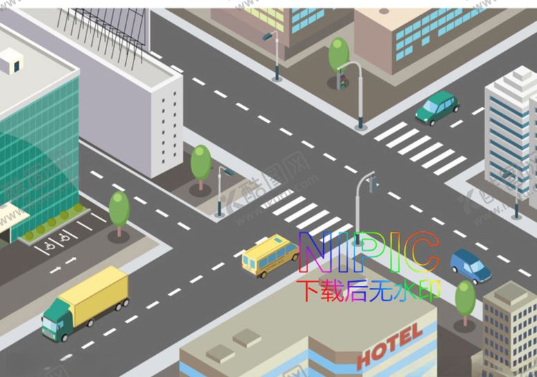 编号：58062604260028156228【酷图网】源文件下载-2.5d城市ai图片
