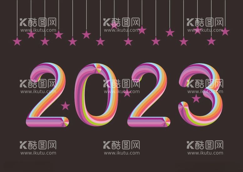 编号：17277212161616114367【酷图网】源文件下载-2023年糖果艺术字