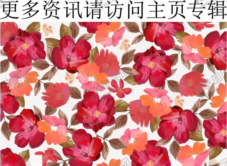 编号：57151006191658374599【酷图网】源文件下载-女装印花花朵红色花卉图案