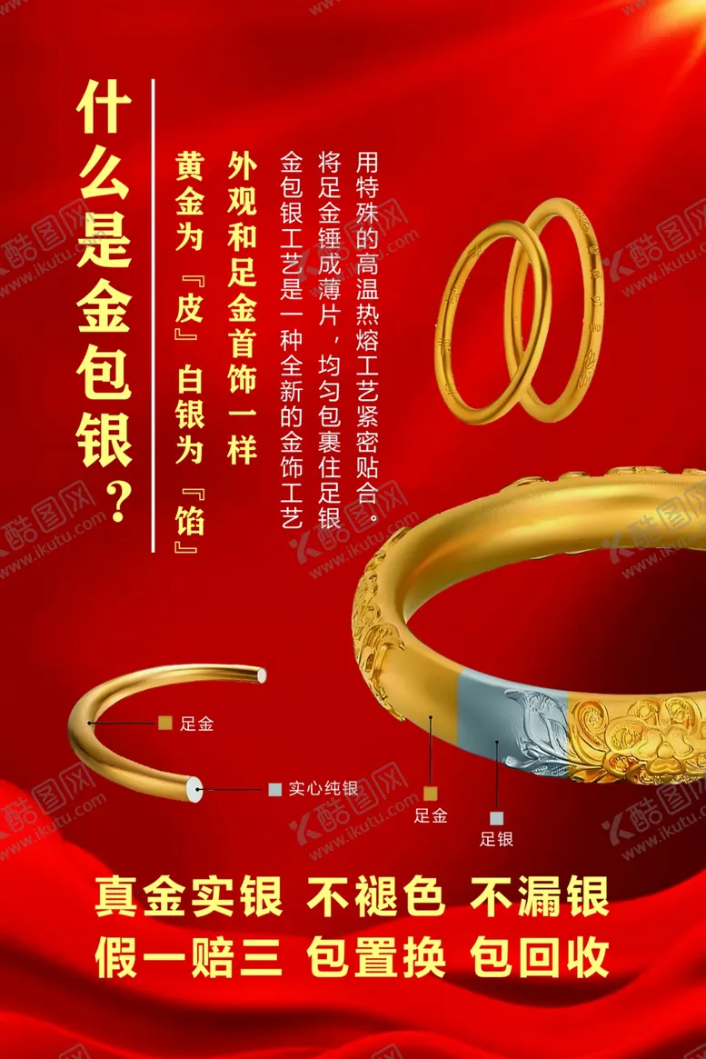 编号：76723502271423312408【酷图网】源文件下载-金包银海报