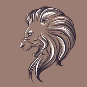 狮子Lion涂鸦动物