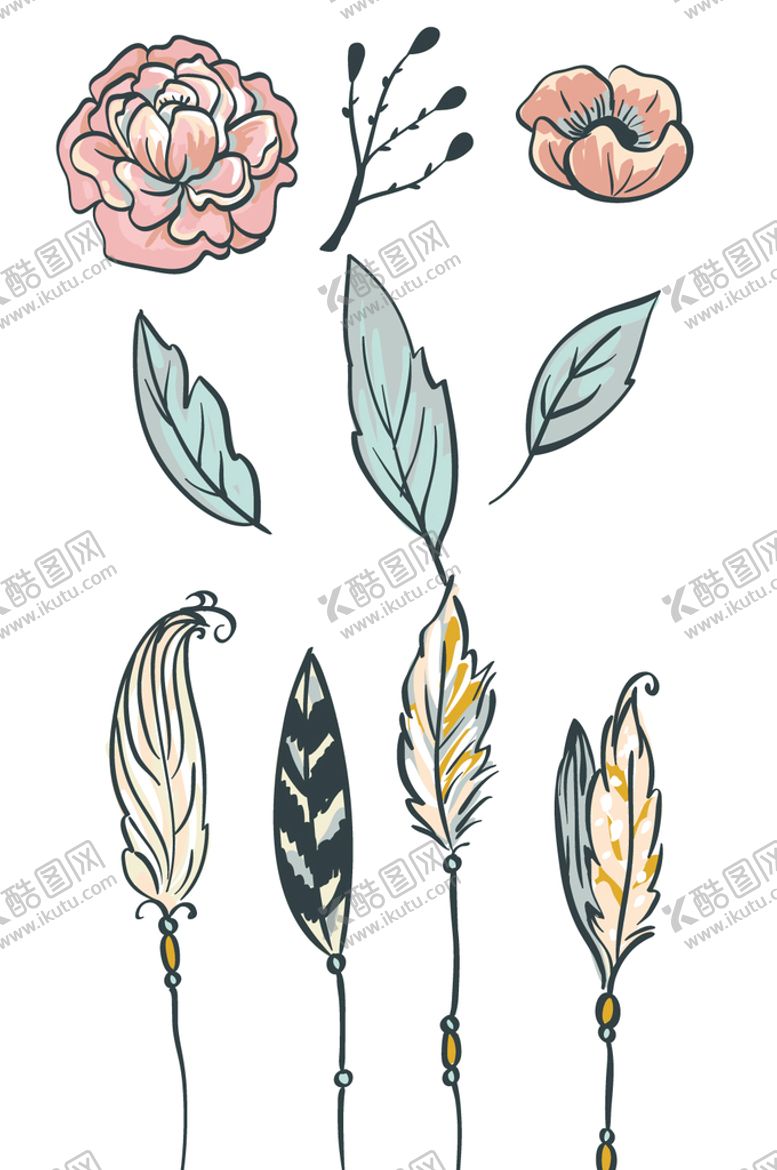 编号：74261809160637542319【酷图网】源文件下载-手绘树叶