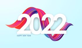 2022新年卡通卡片