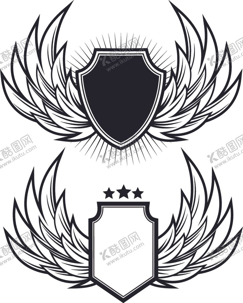 编号：31957309160158343855【酷图网】源文件下载-翅膀logo