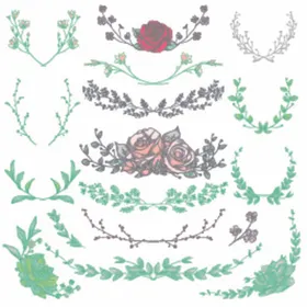 手绘花卉