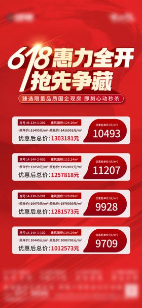 618特价房海报