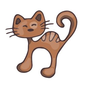 可爱卡通猫咪头像动物图案拼贴被褥图案