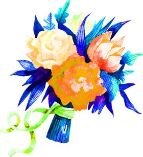 花素材小清新朵朵底纹鲜朵
