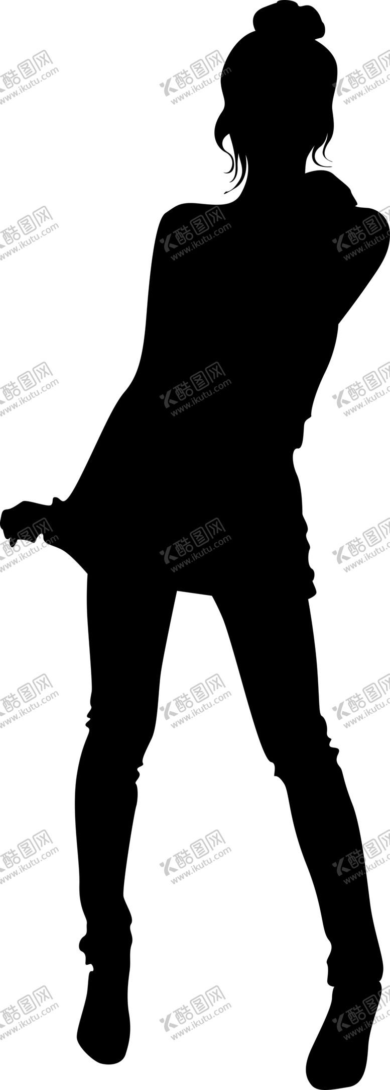 编号：37681403280642556160【酷图网】源文件下载-美女剪影