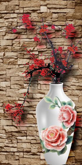梅花牡丹花3D5D